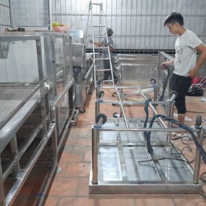 Máy rửa trái cây công nghiệp-inox Thanh Hưng