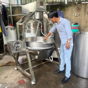 chảo xào nhân công nghiệp 100l