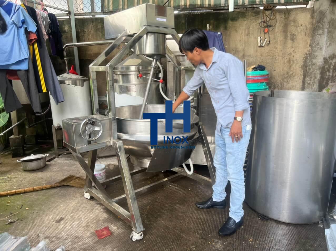 chảo xào nhân công nghiệp 100l